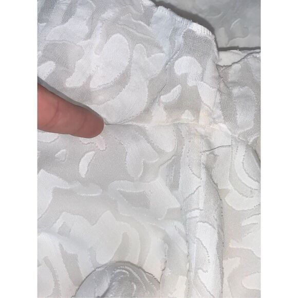 Tanya Taylor Silk Blend White Floral Bianka Dress - Picture 9 of 14